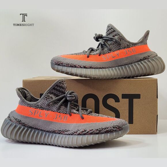 Size 9.5 - Adidas Yeezy Boost 350 V2 Low Beluga Reflective 2021 GW1229 EXCELLENT - Picture 1 of 11